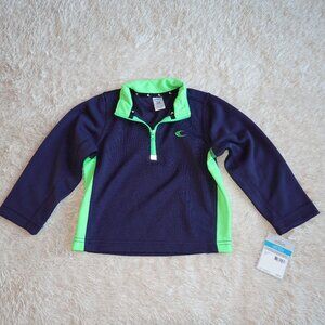 Boys 24 month Carter's Navy and Green Lightweight Pullover Jacket, NWT